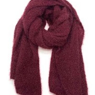 sciarpe ana mohair touch - bordeaux