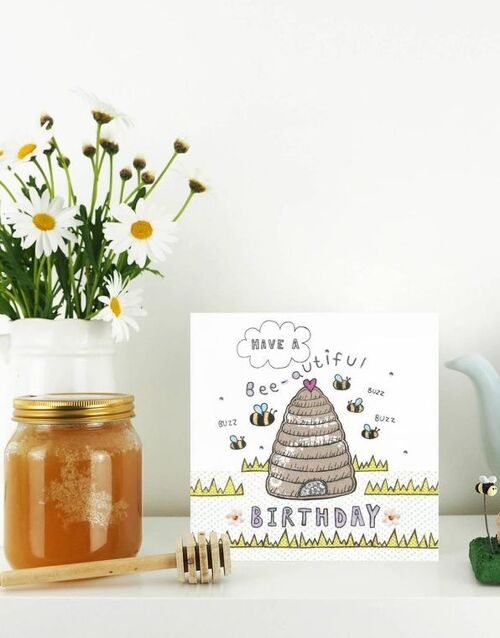 Bee-autiful Birthday Card