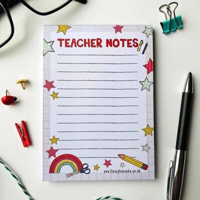 Teacher Notes Notepad