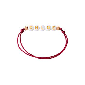 Bracelet Chenille Bordeaux 1