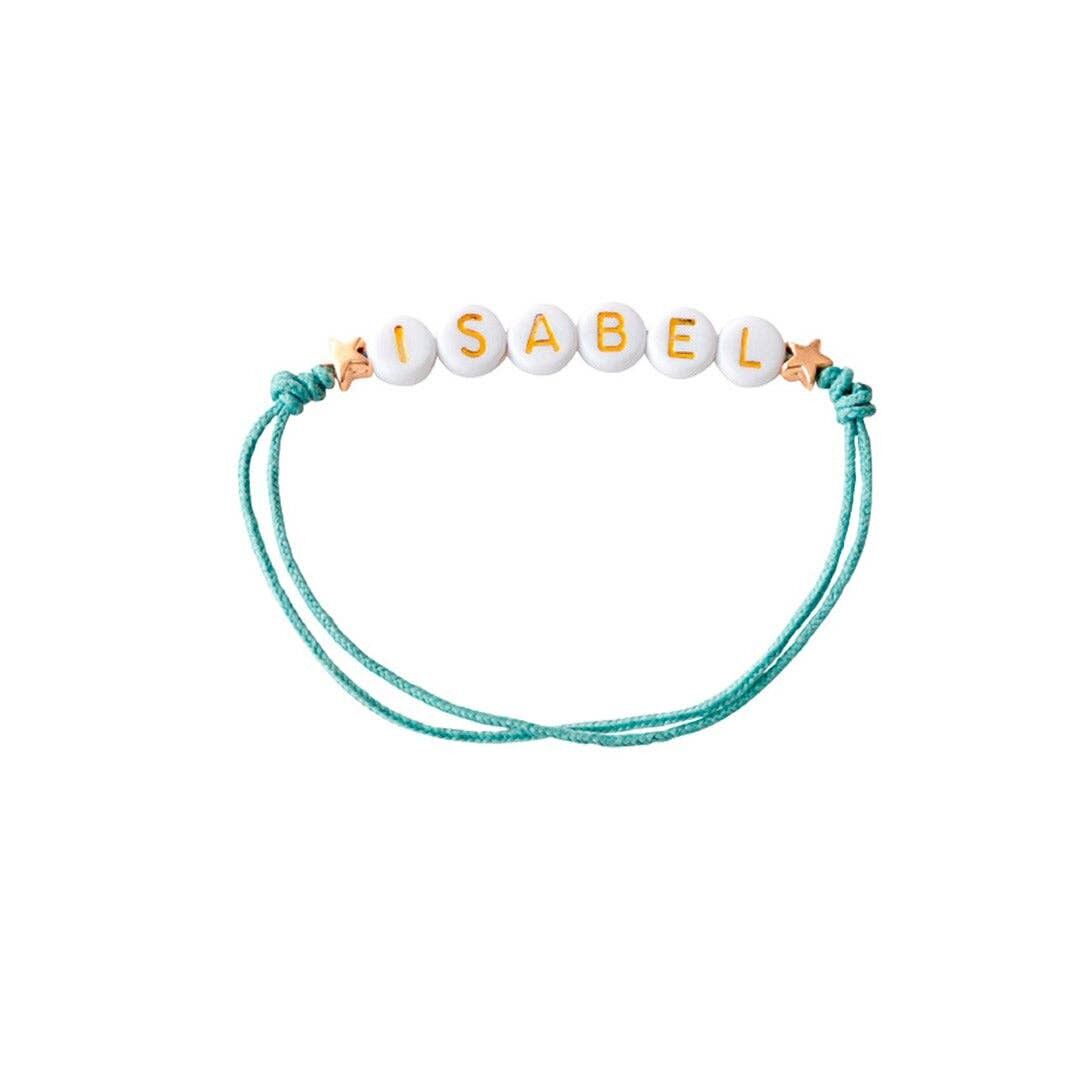 Bracciale in ciniglia color menta