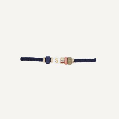 INITIAL Navy Blue Bracelet