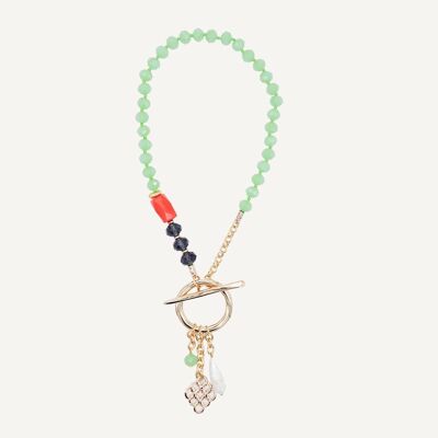 Alhambra kurze grüne Halskette