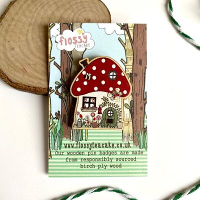 Toadstool House Badge