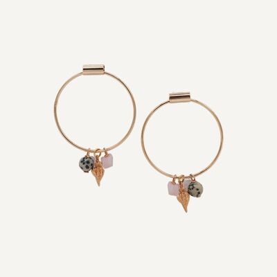 Atida Rose Quartz Earrings