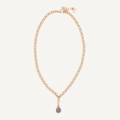 Brasen Druse Chain Necklace