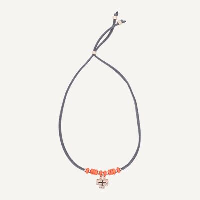 Collar Noom Naranja Miz Gris