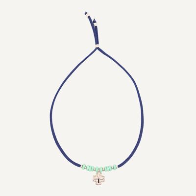 Noom Green Miz Navy Necklace