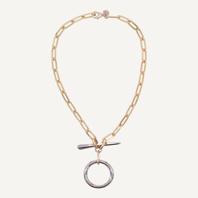 Tessabit Gold Hoop Necklace