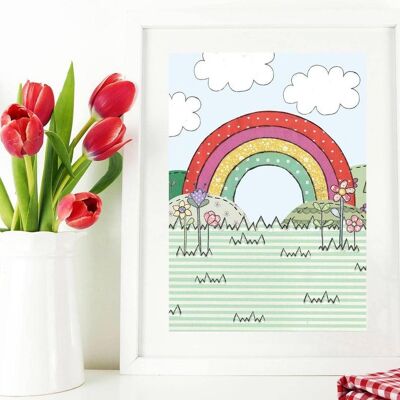 Rainbow A4 Art Print