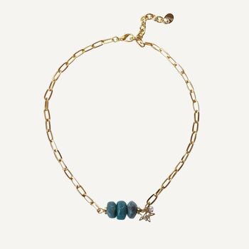 Collier Shielle Amazonite 1