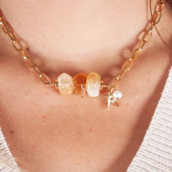 Collier Citrine Shielle 2