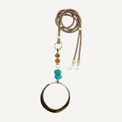 Shielle Long Amazonite Necklace