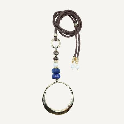 Shielle Long Lapis Lazuli Necklace