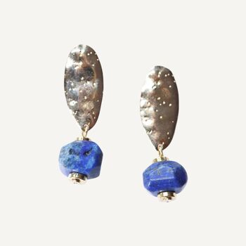 Boucles d'oreilles Shielle Lapis Lazuli 1