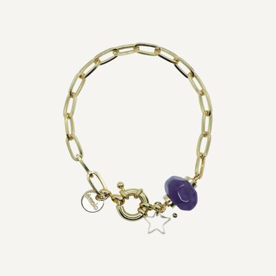 Shielle Amethyst Dunkles Armband