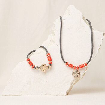 Bracelet Noom Orange Miz Gris 2