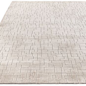 Tapis Tetris argent 120x170 cm Glaze 2