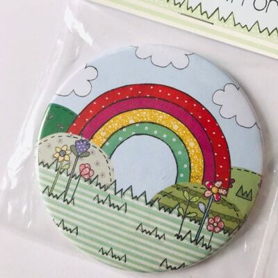 Rainbow Pocket Mirror