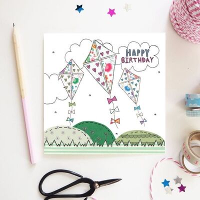 Kite Birthday Card