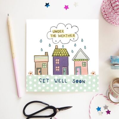Under The Weather Greeting Card