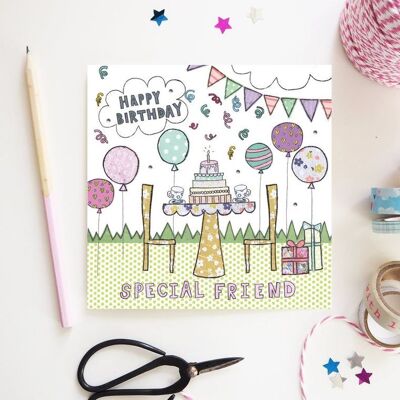 Special Friend Birthday Card