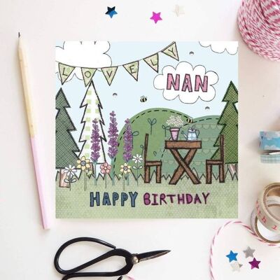 Lovely Nan Birthday Card