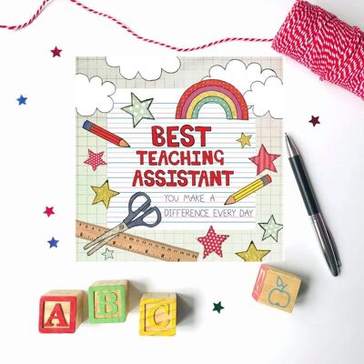 Best Teaching Assistant Greeting Card