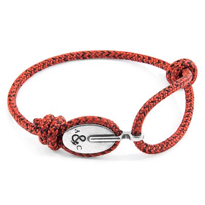 Red Noir London Silber und Seil Armband