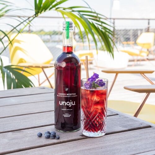 UNAJU CASSIS MENTHE - 750mL