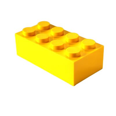 Brick-it 8 yellow studs