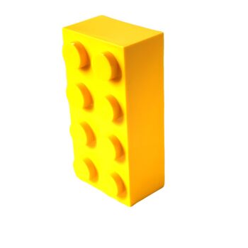 Brick-it 8 plots jaune 3