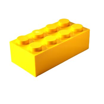 Brick-it 8 plots jaune 4