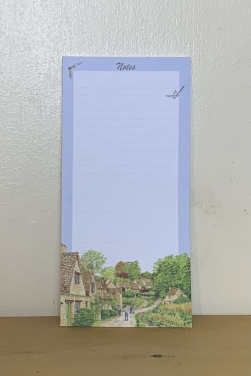 MAGNETIC NOTEPAD, BIBURY THE COTSWOLDS.