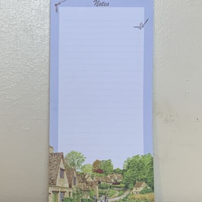 MAGNETIC NOTEPAD, BIBURY THE COTSWOLDS.