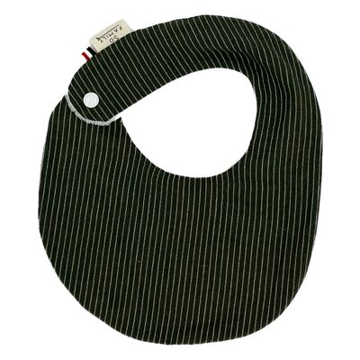 Auguste Khaki Striped Bib