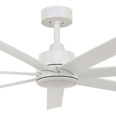 Lucci air - Airfusion Atlanta ceiling fan with remote control and LED light (dimmable), white