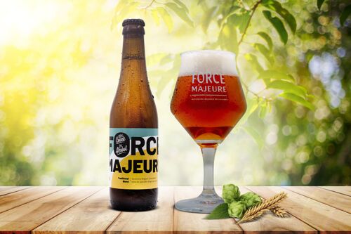 Force Majeure Traditional blond non alcoholic Belgian beer