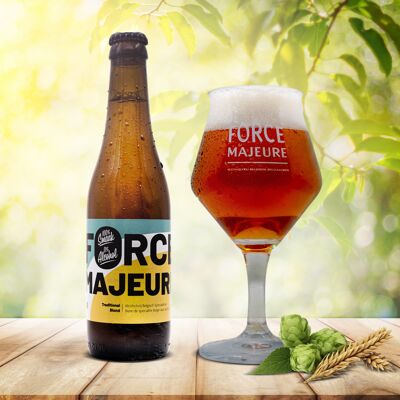 Fuerza mayor Cerveza belga rubia tradicional sin alcohol