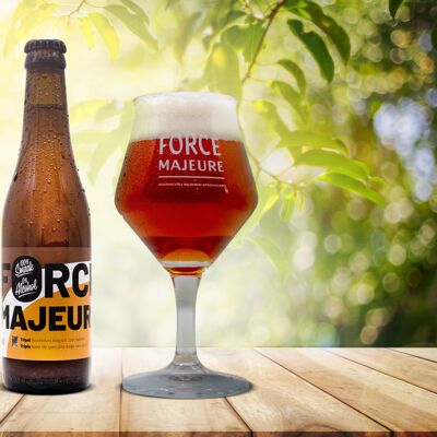 Fuerza mayor Tripel cerveza tradicional belga sin alcohol