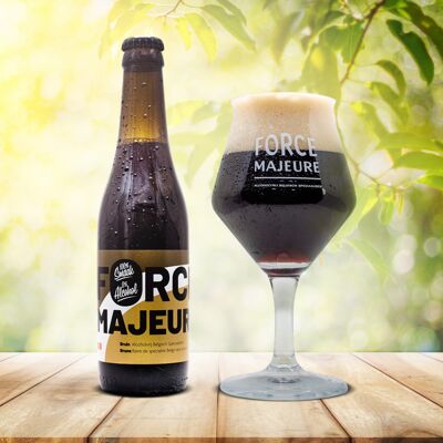 Force Majeure Bruin bière belge traditionnelle sans alcool Dubbel