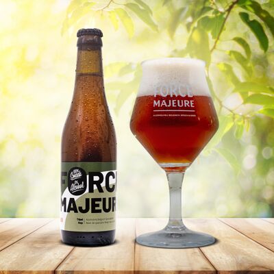 Fuerza mayor Tripel Hop cerveza tradicional belga sin alcohol