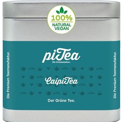 CaipiTea, green tea, can