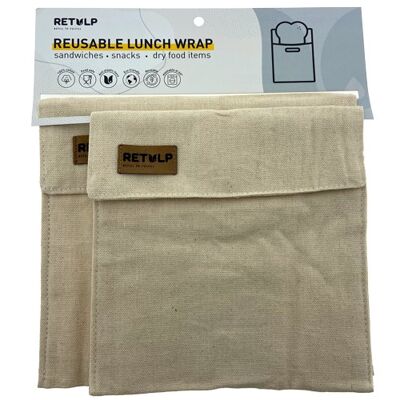 Lunchwrap 'bags' set van 2