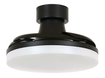 FANAWAY - Ventilateur de plafond Orbit à pales rétractables, télécommande et éclairage, noir 2