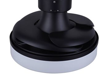 FANAWAY - Ventilateur de plafond Orbit à pales rétractables, télécommande et éclairage, noir 6