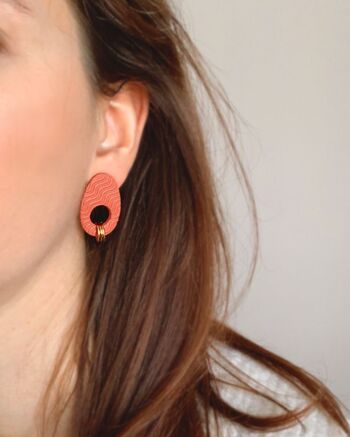 Boucles d'oreilles Mira - Terracotta 3