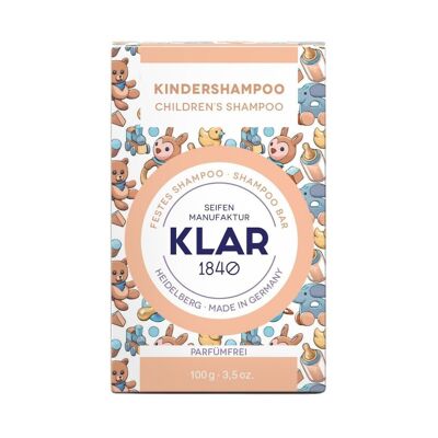 Children's shampoo, 100g (perfume-free), sales unit 9 pieces