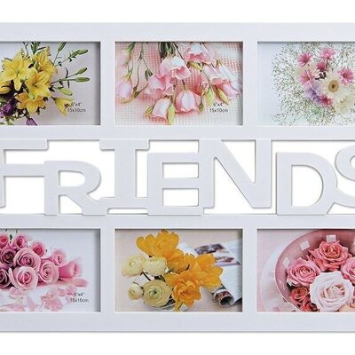 Photo frame Friends for 6 photos made of plastic, W48 x H33 cm