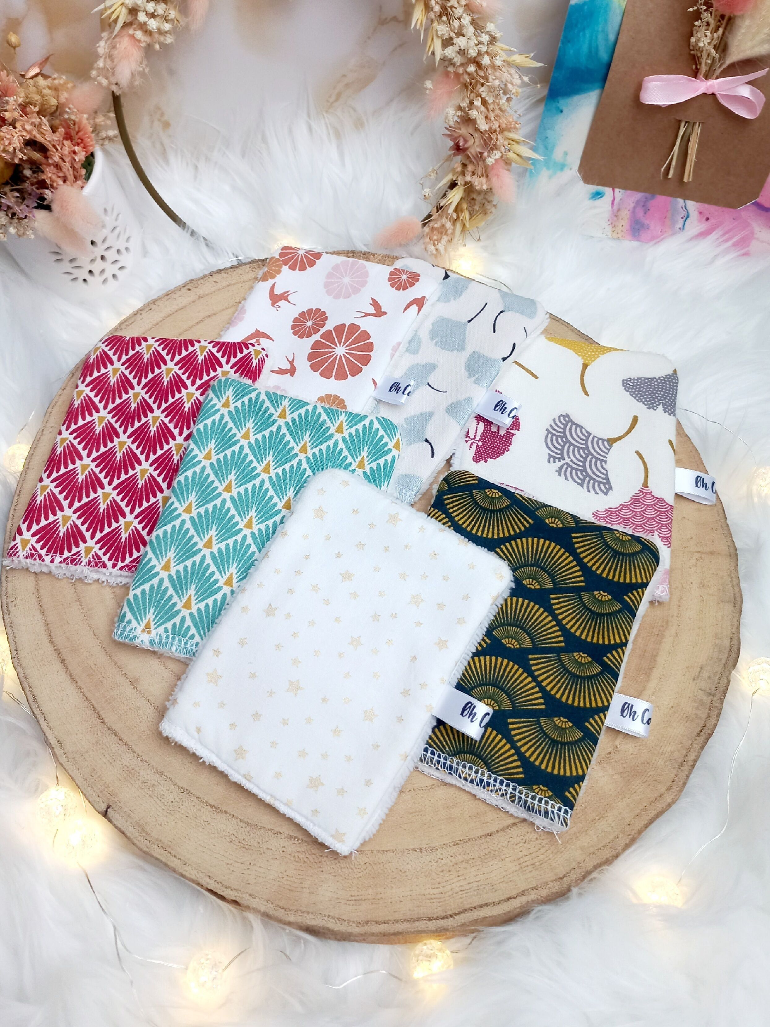 Gesichts-Make-up-Entfernerhandschuh aus Baumwolle und Bambus